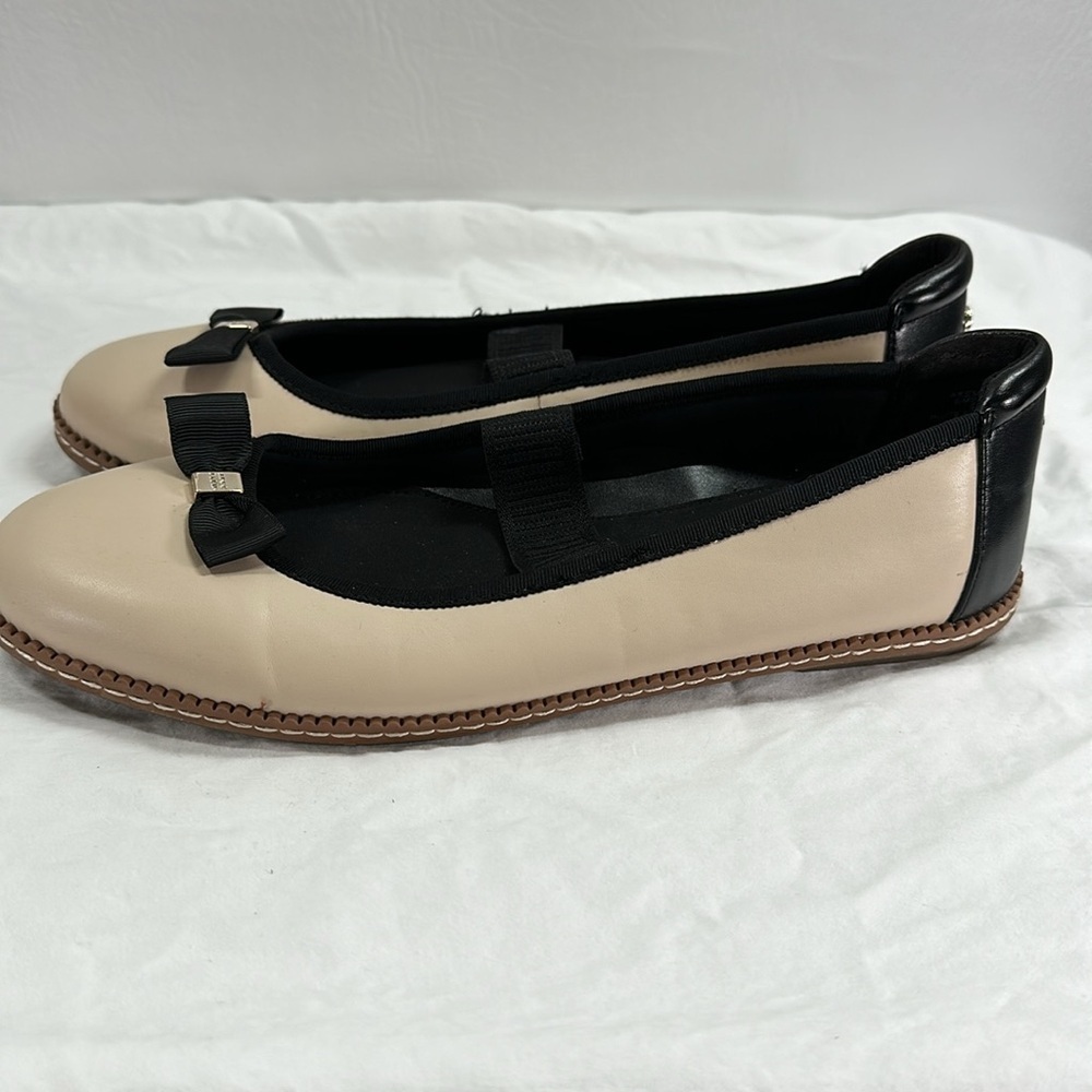 Anne Klein Mary Jane Bow Ballet Flats, 9.5M - Picture 3 of 7